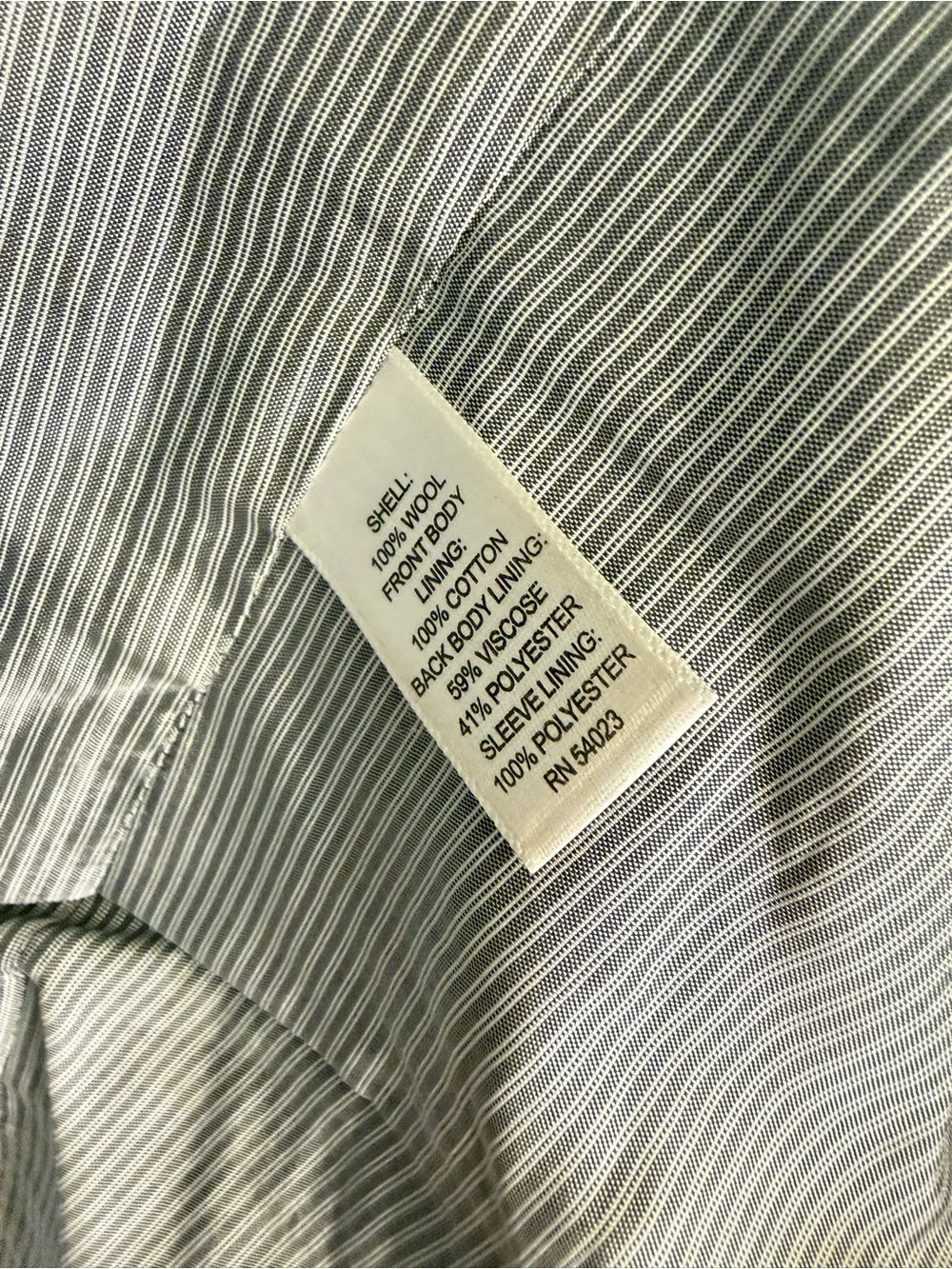 Banana Republic Navy Single-Breasted Tailored Blazer